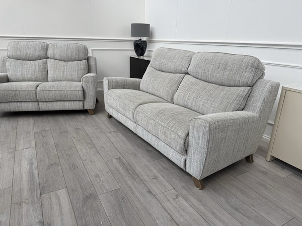 Furniture Village Grey Fabric 3 & 2 Seater Sofa Set21