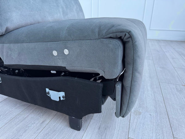 Sofology Marvella Flecked Mineral Green Velvet Middle Section Power Recliner8