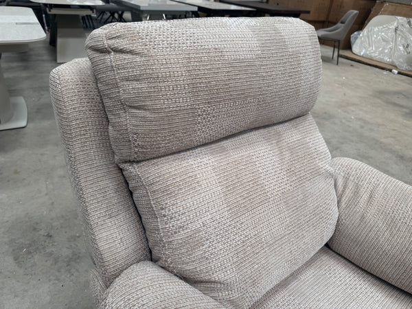 G Plan Kingsbury Power Recliner Armchair In Beige Pattern Fabric13