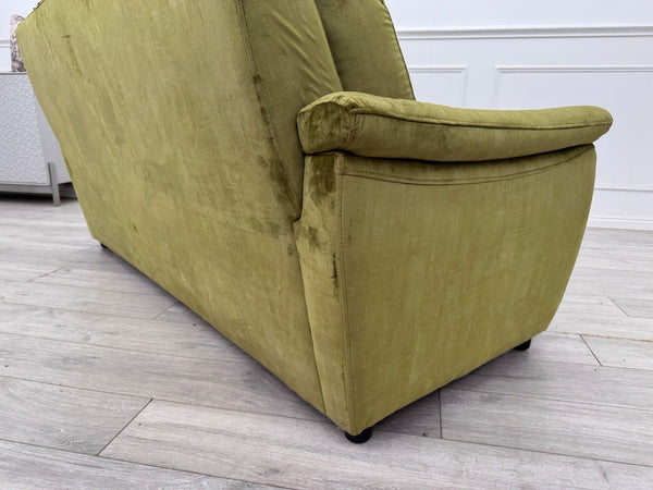 Sofology Parker Static 3 Seater Green Fabric Sofa12