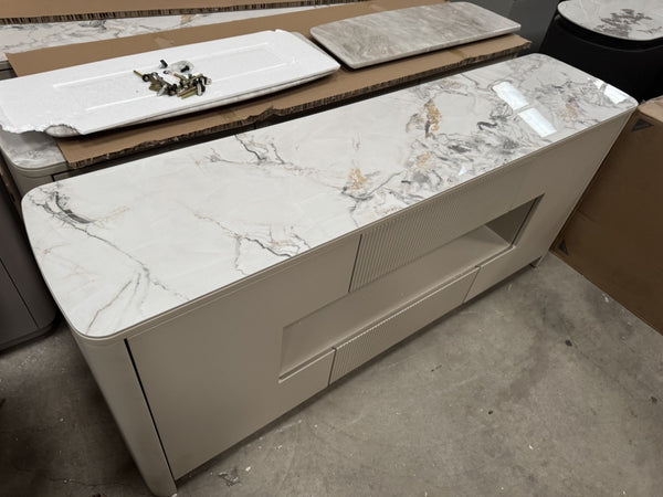 Furniture Village Avorio Large 2 Door 2 Drawer Sideboard with LED 6