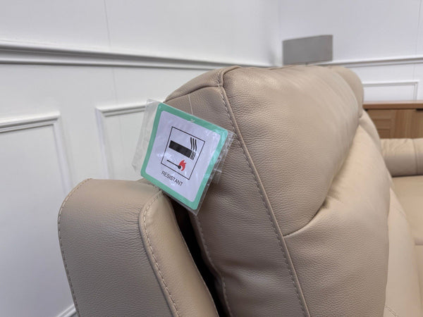 Furniture Village Nimbus 3 Seater Sofa Pwr Recliner+headrest+lumbar Taupe4