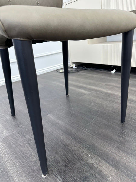 Furniture Village Murcia standard dining chair grey faux leather (Pre-sale)4
