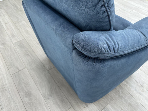 G Plan Jackson Standard Armchair Stingray Indigo Fabric RRP £1,59913