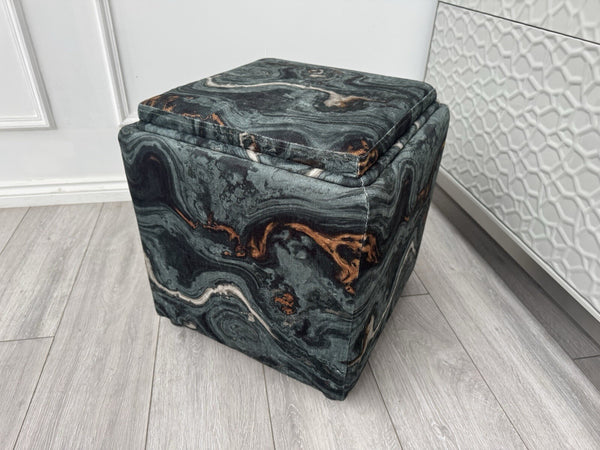 Furniture Village Lounge Co Bronwyn Storage Cube Tray Stool1