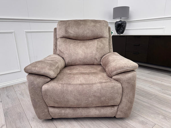 Furniture Village Sloane Mink Velvet Static Armchair1