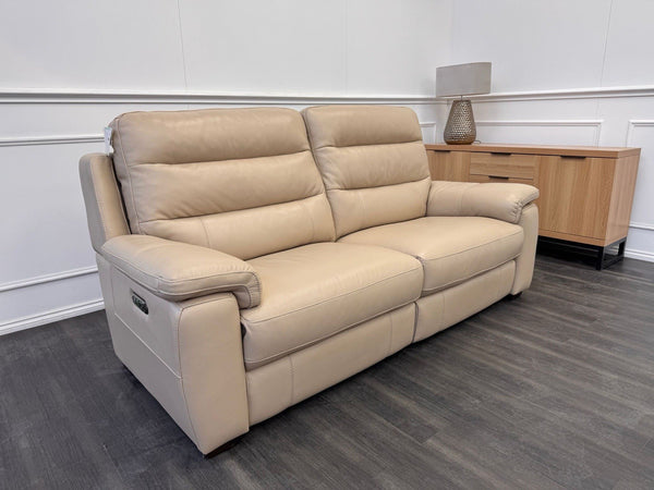 Furniture Village Nimbus 3 Seater Sofa Pwr Recliner+headrest+lumbar Taupe6