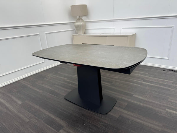 Furniture Village Catalina Smal Extending Dining Table Grey Ceramic Top0