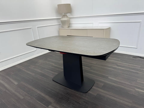 Furniture Village Catalina Smal Extending Dining Table Grey Ceramic Top0