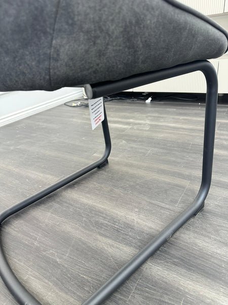 Furniture Village Warrior Charcoal Grey Cantilever Dining Chair4