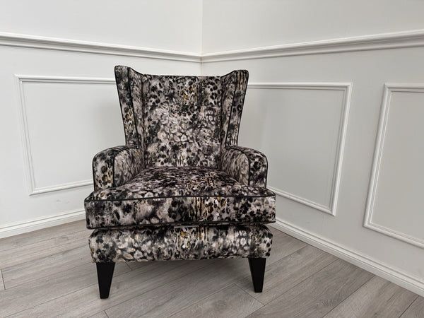 Parker Knoll Modern Classics Wing Chair Inca Smoke Fabric RRP £15956