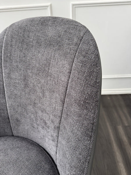 Furniture Village Jose dark grey swivel dining chair (Pre-sale, Read Desc)5