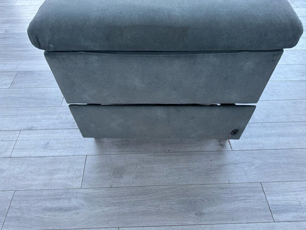 Sofology Marvella Flecked Mineral Green Velvet Middle Section Power Recliner9