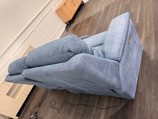 G PLAN Thornbury Power Recliner 3 Seater Sofa In Indigo Stingray Velvet Fabric18