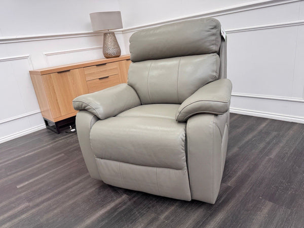 LAZYBOY Daytona POWER RECLINER ARMCHAIR WITH POWER HEADREST IN Grey Leather8