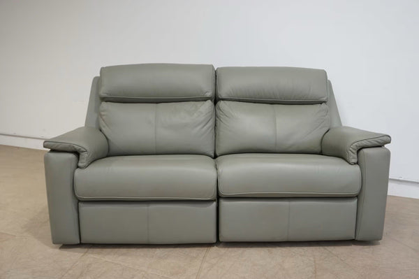 G Plan Ellis cambridge olive leather electric reclining 3 seater sofa2