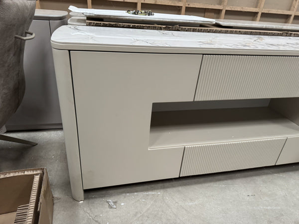 Furniture Village Avorio Large 2 Door 2 Drawer Sideboard with LED 2