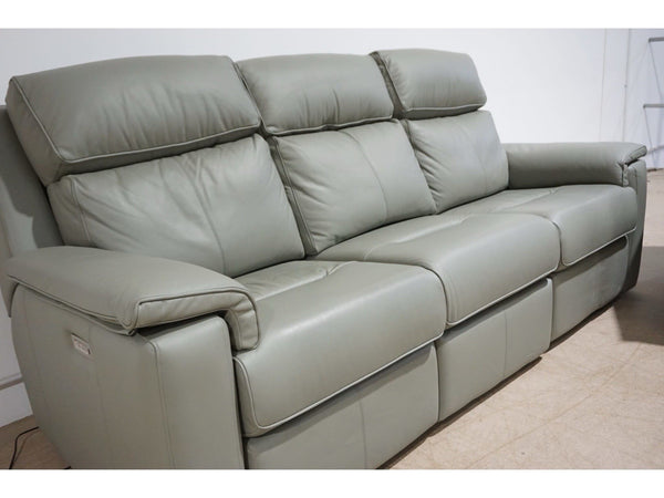G Plan Ellis cambridge olive leather electric reclining 3 + 2 seater sofas2
