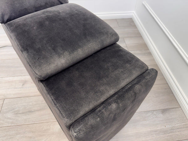 Sofology Radleigh Console Charcoal Velvet Cup Holders Storage12