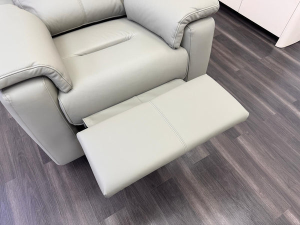 G Plan Thornbury Olive Leather Power Recliner Armchair18