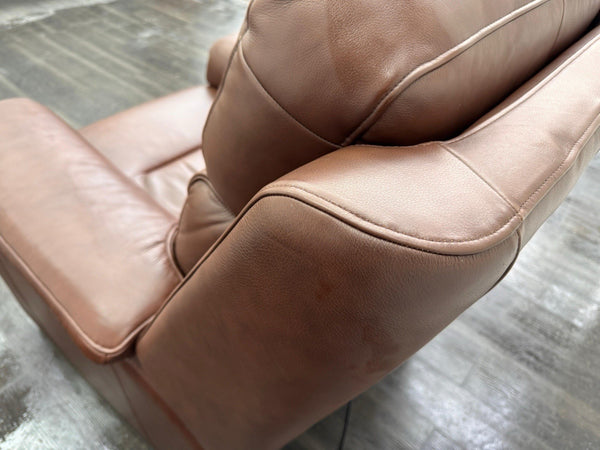 G Plan Thornbury Brown/Chestnut Leather Power Recliner Armchair14