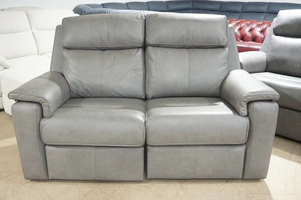 G Plan Ellis texas charcoal leather electric reclining 3 + 2 seater sofa Set3