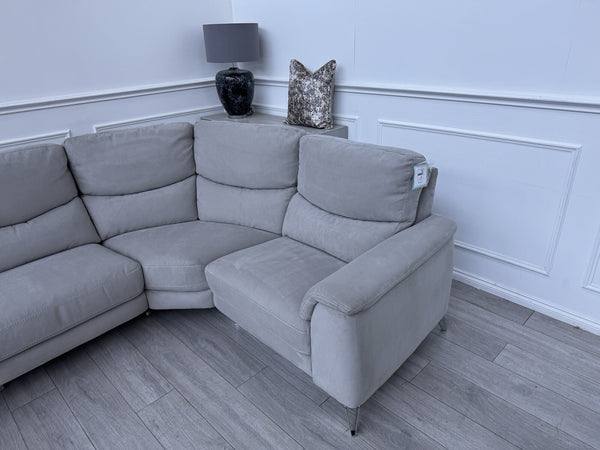 Sofology Palmer Power Recliner Corner Sofa In Toronto Grey Suede12