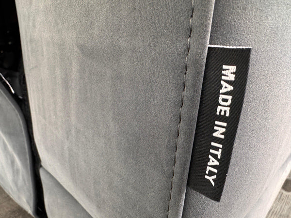 Furniture Village 3+2 Seater Sofa Set Power Recliner Dark Grey Suede13