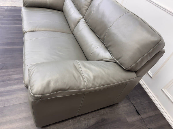 Furniture Village Cozee 2.5 Seater Sofa in Grey Pure Leather8