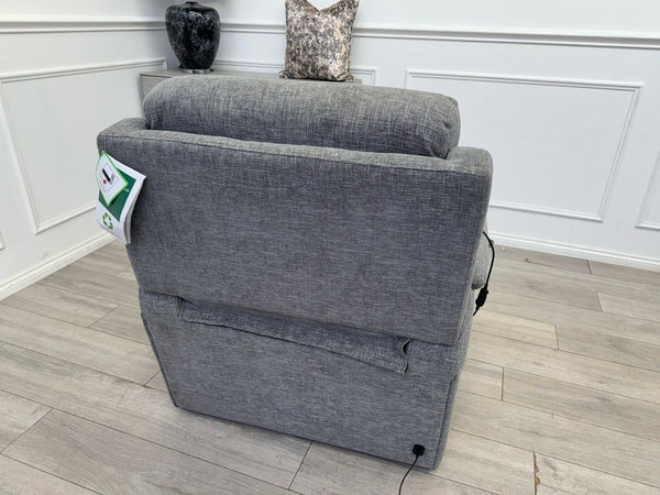 Furniture Village Kirk Lift and Rise Recliner Armchair Grey Fabric14