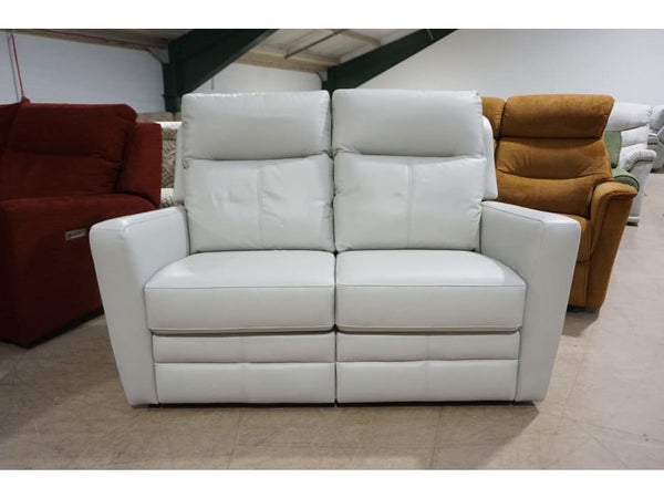 Parker Knoll Chicago madri dove leather standard 2 seater sofa2