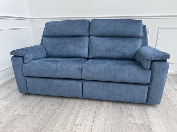 G PLAN Thornbury Static 3 Seater Sofa In Indigo Stingray Velvet Fabric7