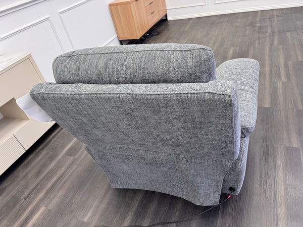 Furniture Village Sloane Grey Fabric Armchair Electric Power Recliner1