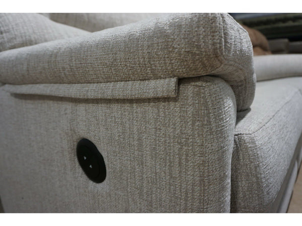 G Plan Stratford coppice dove Power Recliner 3 & Static 2 Seater (delivery)1