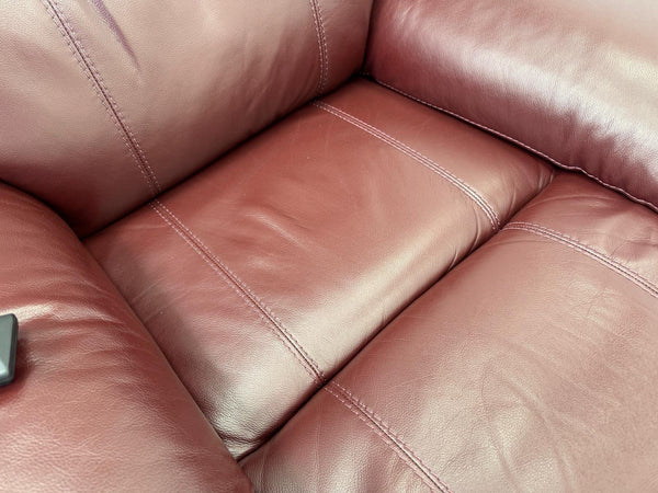 Furniture Village Moreno Lift and Rise Recliner Armchair Burgundy Leather5