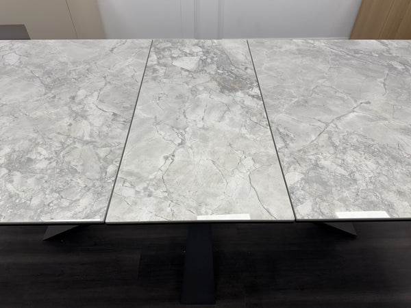 Furniture Village Crete Large Extending Dining Table marble-effect ceramic top12