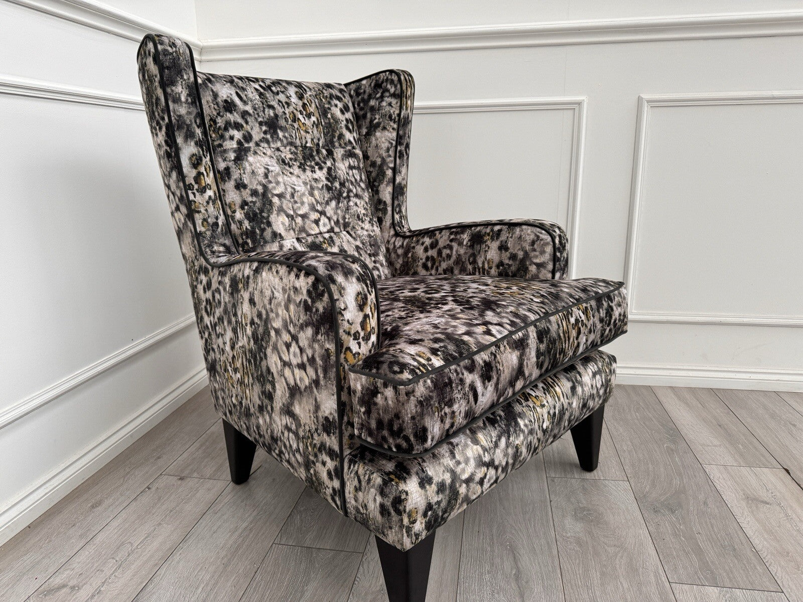 Parker Knoll Modern Classics Wing Chair Inca Smoke Fabric RRP £15950