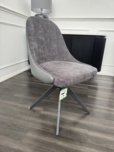 Furniture Village Jose dark grey swivel dining chair (Pre-sale, Read Desc)9