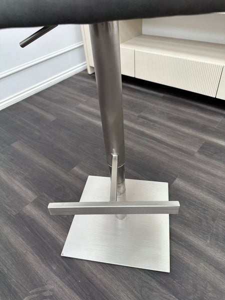 Furniture Village Grigio Grey Swivel Pedestal Dining Barstool (Pre-sale)8