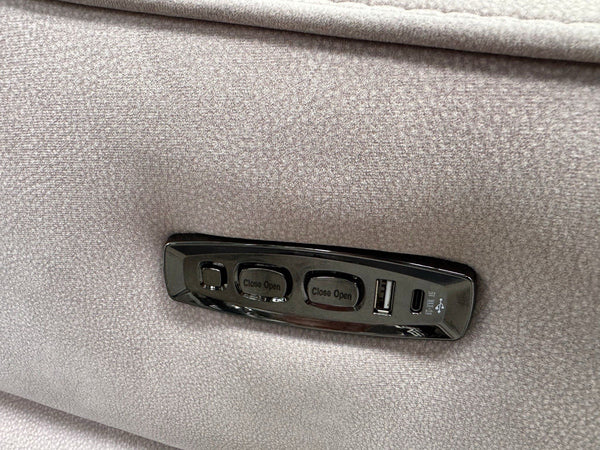 FV Xavier 3 + 2 Seater Lounger Corner Sofa Set Power Recliner & Headrests1