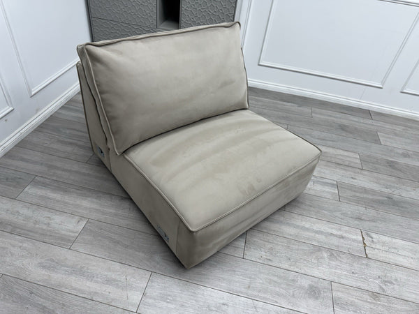 Sofology Palazzo Middle Section Nubuck Stone Fabric10