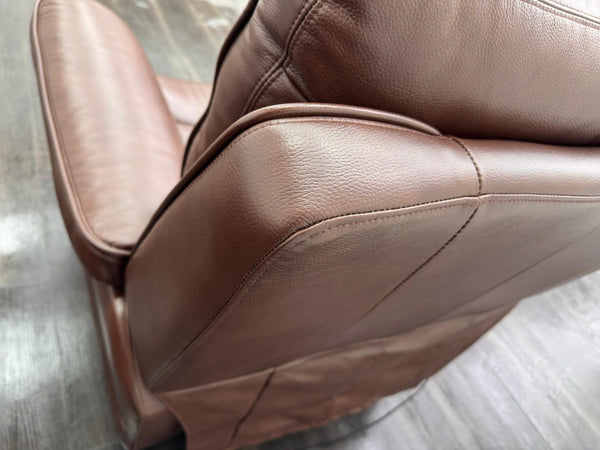 LAZY BOY Anderson Power Recliner Armchair In Brown Leather6