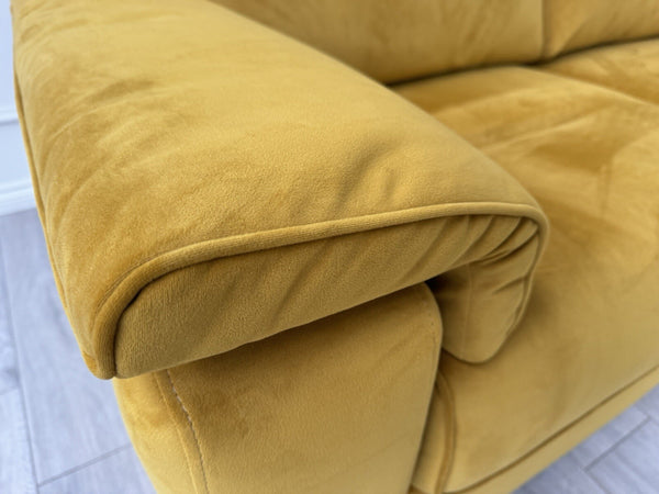 G Plan Thornbury/Harper 2+2 Seater Sofa Set Power Recliner Mustard RRP £759017