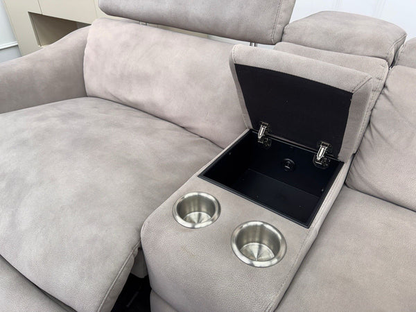 FV Xavier 3 + 2 Seater Lounger Corner Sofa Set Power Recliner & Headrests11