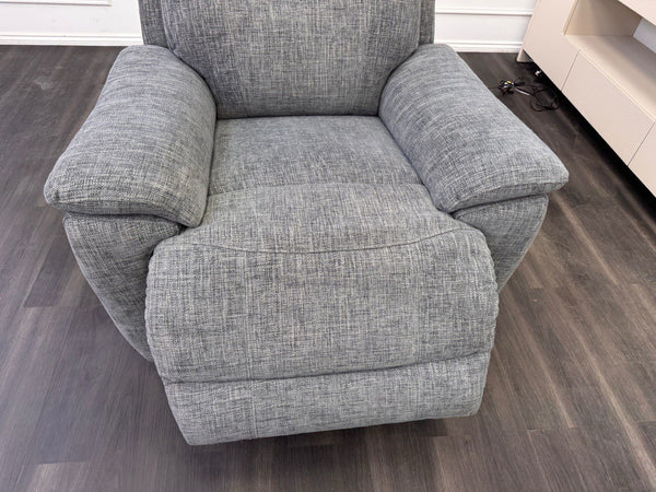 Furniture Village Sloane Grey Fabric Armchair Electric Power Recliner3