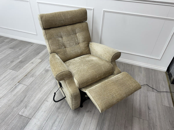 Parker Knoll Norton 150 Lift and Rise Recliner Armchair Sandy Beige Fabric4