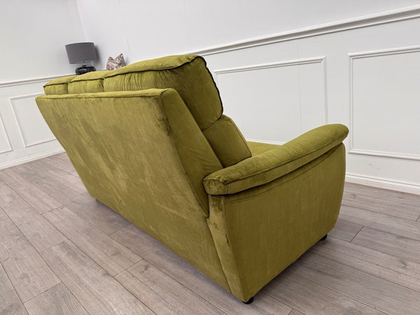 Sofology Parker Static 3 Seater Green Fabric Sofa13