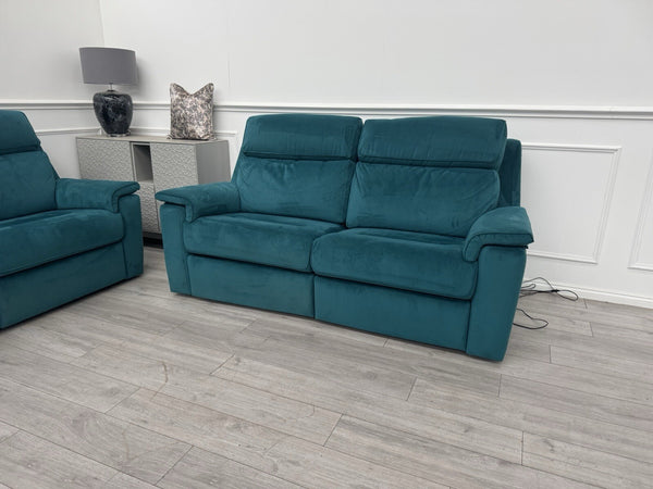 G PLAN Thornbury 3&3 Seater Power Recliner, Lumbar & Headrest Sofa Set RRP £97901