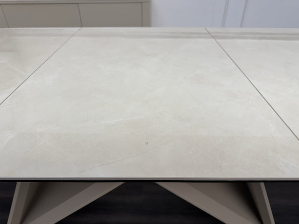 Furniture Village Mirage Large Extending Dining Table marble-effect ceramic top8