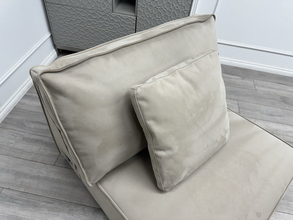 Sofology Palazzo Middle Section Nubuck Stone Fabric7